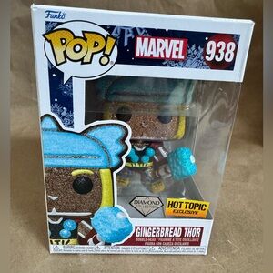 NWT Funko Pop Avengers #938 Gingerbread Thor